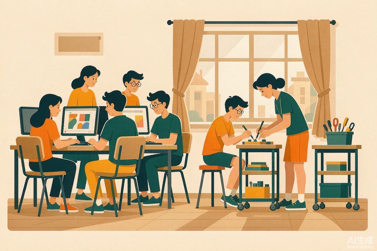 单招录取新生整理入学材料清单与报到准备示意图